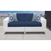 Miami 2 Piece Outdoor Wicker Patio Furniture Set 02a in Navy - TK Classics Miami-02A-Navy