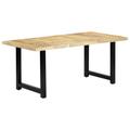 vidaXL Dining Table 180x90x76 cm Solid Mango Wood