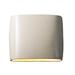 Latitude Run® Anny 1-Light LED Wall Sconce Ceramic/Metal in Gray | 9.75 H x 12 W x 4 D in | Wayfair 57A0F122CA294D13845B0D234AA88523