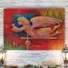 The Holiday Aisle® Angel by Parvez Taj - Wrapped Canvas Print Canvas, Solid Wood in Red | 20 H x 16 W x 1 D in | Wayfair