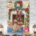 The Holiday Aisle® 'Santa Watch -Gallery' by Parvez Taj 1 Piece Wrapped Canvas Print Canvas, Solid Wood in Brown | 12 H x 8 W x 1 D in | Wayfair