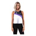 NIKE Damen W Nkct 2 In 1 Tank Ny Nt ärmelloses T-Shirt, White/Psychic Purple/Black/Volt, M