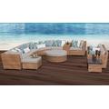 Laguna 12 Piece Outdoor Wicker Patio Furniture Set 12a in Beige - TK Classics Laguna-12A-Beige