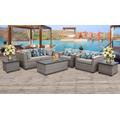 Florence 7 Piece Outdoor Wicker Patio Furniture Set 07d in Beige - TK Classics Florence-07D-Beige