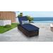Venice Chaise Outdoor Wicker Patio Furniture in Navy - TK Classics Venice-1X-Navy