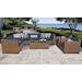 Laguna 10 Piece Outdoor Wicker Patio Furniture Set 10a in Navy - TK Classics Laguna-10A-Navy