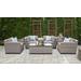 Florence 6 Piece Outdoor Wicker Patio Furniture Set 06d in Grey - TK Classics Florence-06D