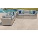 Monterey 5 Piece Outdoor Wicker Patio Furniture Set 05d in Grey - TK Classics Monterey-05D-Grey