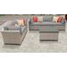 Monterey 6 Piece Outdoor Wicker Patio Furniture Set 06c in Grey - TK Classics Monterey-06C-Grey