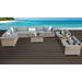 Monterey 11 Piece Outdoor Wicker Patio Furniture Set 11a in Grey - TK Classics Monterey-11A-Grey