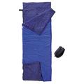 Cocoon - Tropic Traveler Nylon Sommer- und Tropenschlafsack - Kunstfaserschlafsack Gr 180 cm Blau/ Tuareg