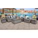 Florence 7 Piece Outdoor Wicker Patio Furniture Set 07d in Grey - TK Classics Florence-07D