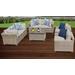 Monterey 7 Piece Outdoor Wicker Patio Furniture Set 07c in Beige - TK Classics Monterey-07C