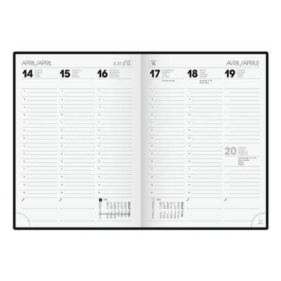 Brunnen Buchkalender 2026 »Modell 796« grün, 14.8x20.8 cm