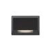 WAC Rectangle 3 1/2" Wide Bronze Brass LED Deck Light