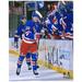 Kaapo Kakko New York Rangers Autographed 8'' x 10'' 1st NHL Goal Celebration Photograph