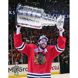 Duncan Keith Chicago Blackhawks Unsigned 2015 Stanley Cup Champions Raising Photograph