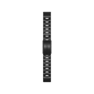 Garmin Quick Fit 22 Watch Band Vented Titanium Bracelet with Carbon Gray DLC 22 mm 010-12863-09