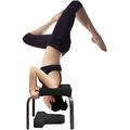 SHIOUCY RED Yoga Headstand Bench-Yoga Inversion Trainer For Family Gym-PU Steel Pipe Inverted Workbench (Black)