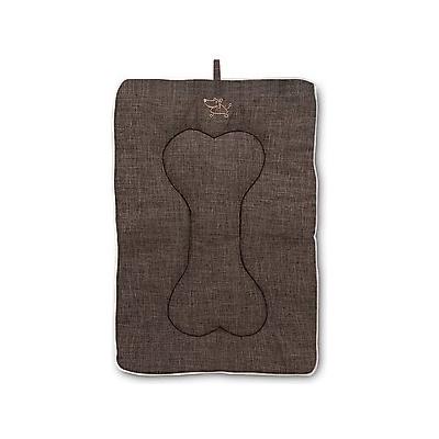 Best Pet Supplies Heavy Duty Dog Crate Mat, Brown Linen, Large