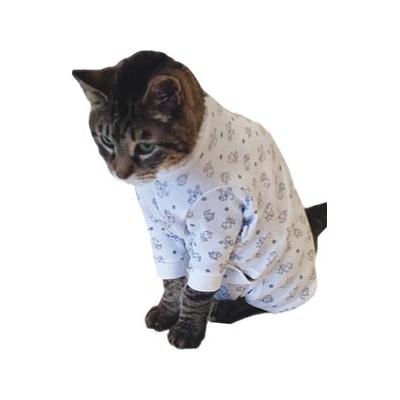 Tulane's Closet Cover Me by Tui Adjustable Fit Long Sleeve Recovery Cat Pullover, X Large