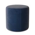 Red Barrel Studio® Porthleven 18" Round Standard Ottoman in Blue | 18 H x 18 W x 18 D in | Wayfair 0B5862856DD341F49029F5CCA972DBF5