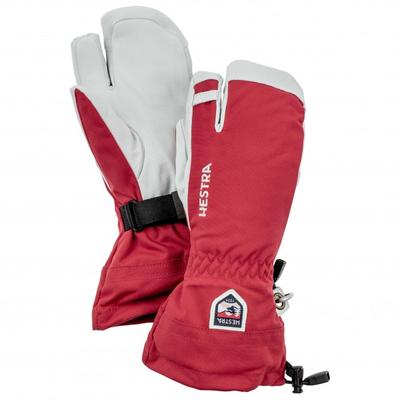 Hestra - Army Leather Heli Ski 3 Finger - Handschuhe Gr 10 rot
