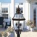 Sol 72 Outdoor™ Jayde 1 -Light 21" H Hardwired Lantern Head Brass/Metal in Black/Brown | 21 H x 11 W x 11 D in | Wayfair