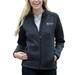 Women's Heather Navy Fairleigh Dickinson Knights Summit Fleece Sweater Full-Zip Jacket