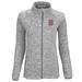 Women's Heather Gray Brown Bears Summit Fleece Sweater Full-Zip Jacket