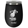 Black Miami Heat 12oz. Personalized Stealth Wine Travel Tumbler