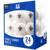 New Orleans Saints 24-Count Logo Table Tennis Balls