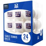 New York Giants 24-Count Logo Table Tennis Balls