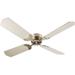 LaSalle Bristol 410TSDC42BNWH 12V Nickel White 42 Ceiling Fan