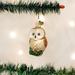 Old World Christmas Owl Hanging Figurine Ornament Glass in Brown | 3 H x 1.75 W x 1.5 D in | Wayfair 16094