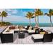 Lark Manor™ Anastase 13 Piece Sectional Seating Group w/ Cushions Synthetic Wicker/All - Weather Wicker/Wicker/Rattan | 35 W in | Outdoor Furniture | Wayfair