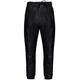 Men's Real Leather Trousers Black Nappa Sweat Track Pant Zip Jogging Bottom Sport 30
