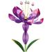 Regal Art & Gift 12506 - 36.5" Purple Flower Wind Spinner