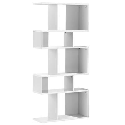 Costway 5 Cubes Ladder Shelf Corner Bookshelf Disp...