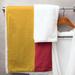 East Urban Home Kansas City Football Stripes Microfiber Bath Towel Polyester in Red/Orange/Gray | 30 W in | Wayfair