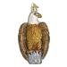 Old World Christmas Bald Eagle Hanging Figurine Ornament Glass in Gray/Yellow | 4.75 H x 2.5 W x 2 D in | Wayfair 16011