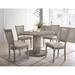 Ophelia & Co. Futch 5 Piece Dining Set Wood/Upholstered in Brown/Gray | 30 H in | Wayfair ECF9DC89800447A1BF9E423817895A67