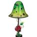 Regal Art & Gift 12509 - 21.25" Green Mushroom Solar LED Garden Stake Decor