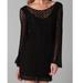 Free People Dresses | Free People Gypsy Lace Bodycon Dress | Color: Black | Size: Xs