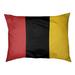 East Urban Home Maryland Outdoor Dog Pillow Metal in Red/Black/Yellow | 6.5 H x 40 W x 30 D in | Wayfair AA75F198ED9E416D8CB5DA9331F2B37F