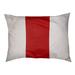 East Urban Home Ohio Football Nut Outdoor Dog Pillow Polyester in Red/White | 6 H x 28 W x 18 D in | Wayfair 69BCBDE7EAE94855B7430469B9B7076B