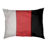 East Urban Home Maryland Outdoor Dog Pillow Metal in Red/White/Black | 6.5 H x 40 W x 30 D in | Wayfair 3A641E6C786D431DBD6BF25B88261BCF