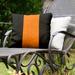 East Urban Home Oklahoma Pistol Indoor/Outdoor Throw Pillow Polyester/Polyfill blend in Orange/Black | 18 H x 18 W x 3 D in | Wayfair