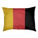 East Urban Home Maryland Outdoor Dog Pillow Metal in Red/Black/Yellow | 6.5 H x 40 W x 30 D in | Wayfair E43E1DD975B14B62B55410D8AC0D2F9C