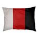 East Urban Home North Carolina Wild Dog Outdoor Dog Pillow Metal in Red/White/Black | 6.5 H x 40 W x 30 D in | Wayfair